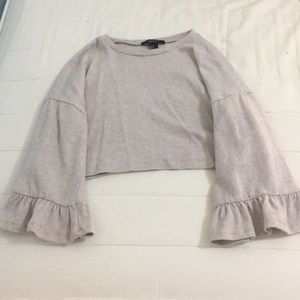 Pale pink cropped top!